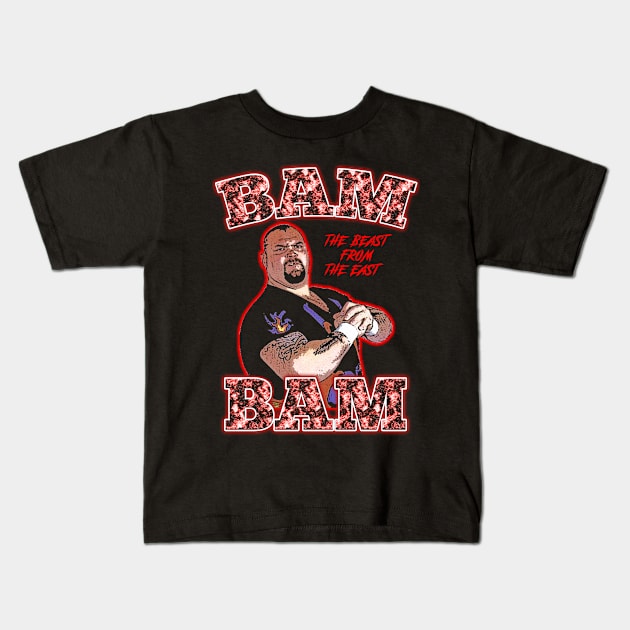 BAM BAM Kids T-Shirt by Good Wrestling